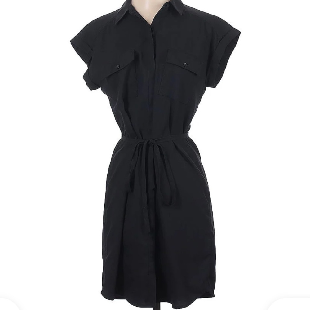 Express Black Shirt Dress Size M NWT